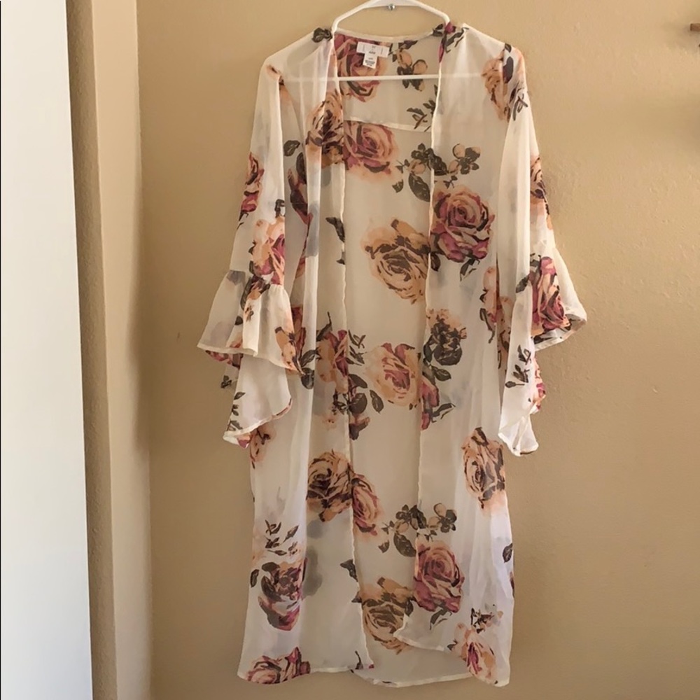 Sheer kimono